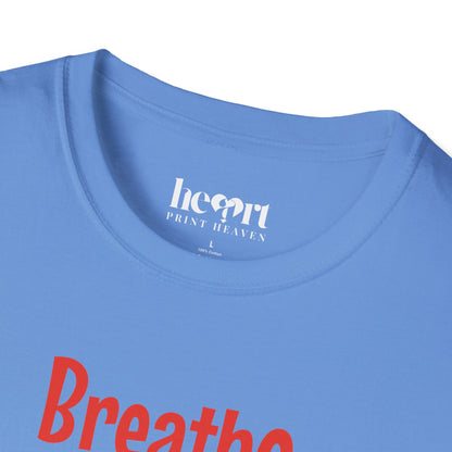 Breathe In Peace Breathe Out Stress T-Shirt – Yoga & Mindfulness Tee for Relaxation 🌿