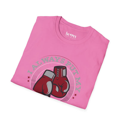 I Always Put My Boxing First T-Shirt – Perfect for Dedicated Boxing Enthusiasts 🥊
