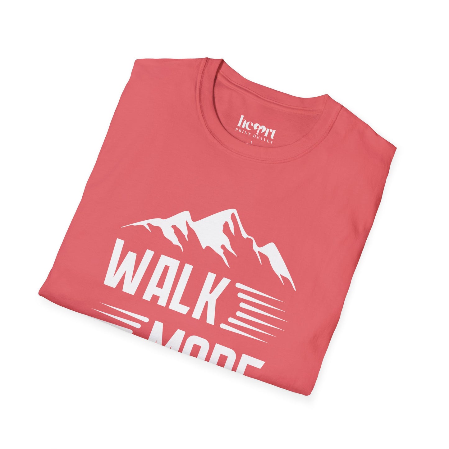 Walk More Worry Less T-Shirt 🚶‍♂️ | Motivational Walking Tee for Fitness & Nature Lovers