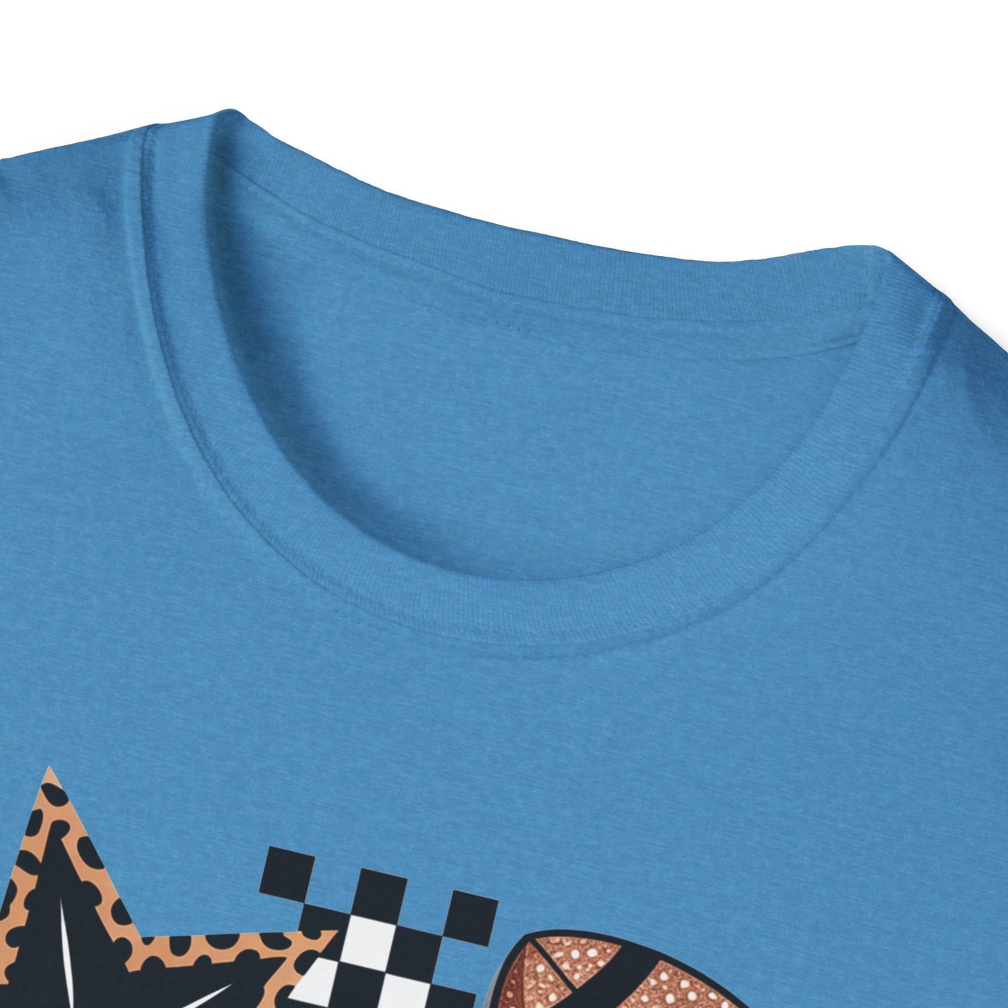 Game Day Leopard Football Tee – Women's & Men's Football Graphic T-Shirt