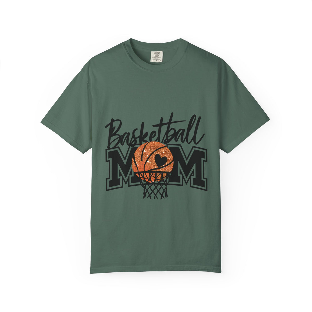Basketball Mom T-Shirt 🏀 | Glitter Ball Basketball MOM Tee
