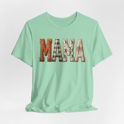 Faux Basketball Mama T-Shirt – Basketball Mom Graphic Tee | Game Day Mom Shirt