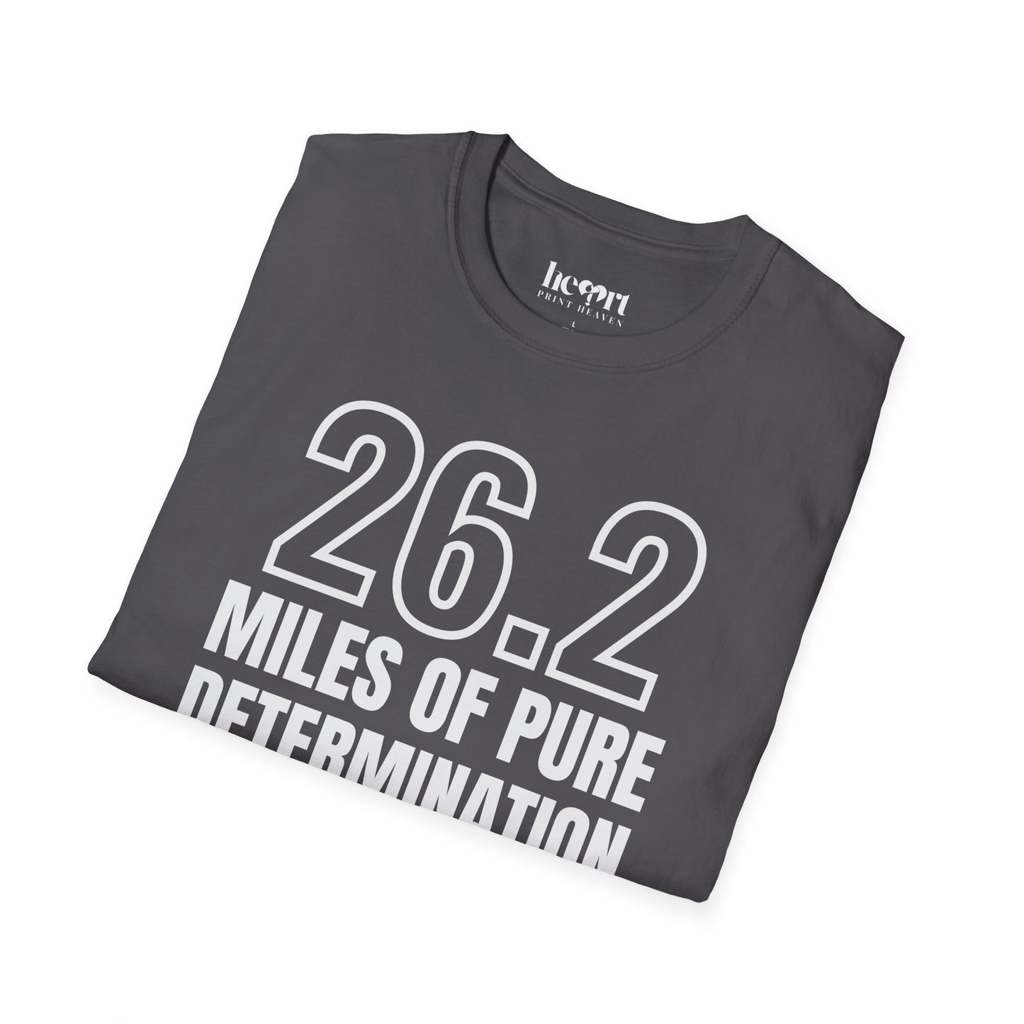 26.2 Miles of Pure Determination And Snacks – Funny Marathon Running T-Shirt