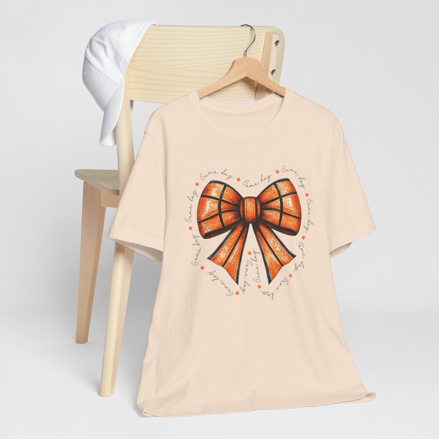 Game Day Bow Basketball T-shirt