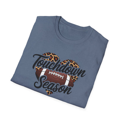 Touchdown Season Football Tee – Sparkle Design for Game Day Fans