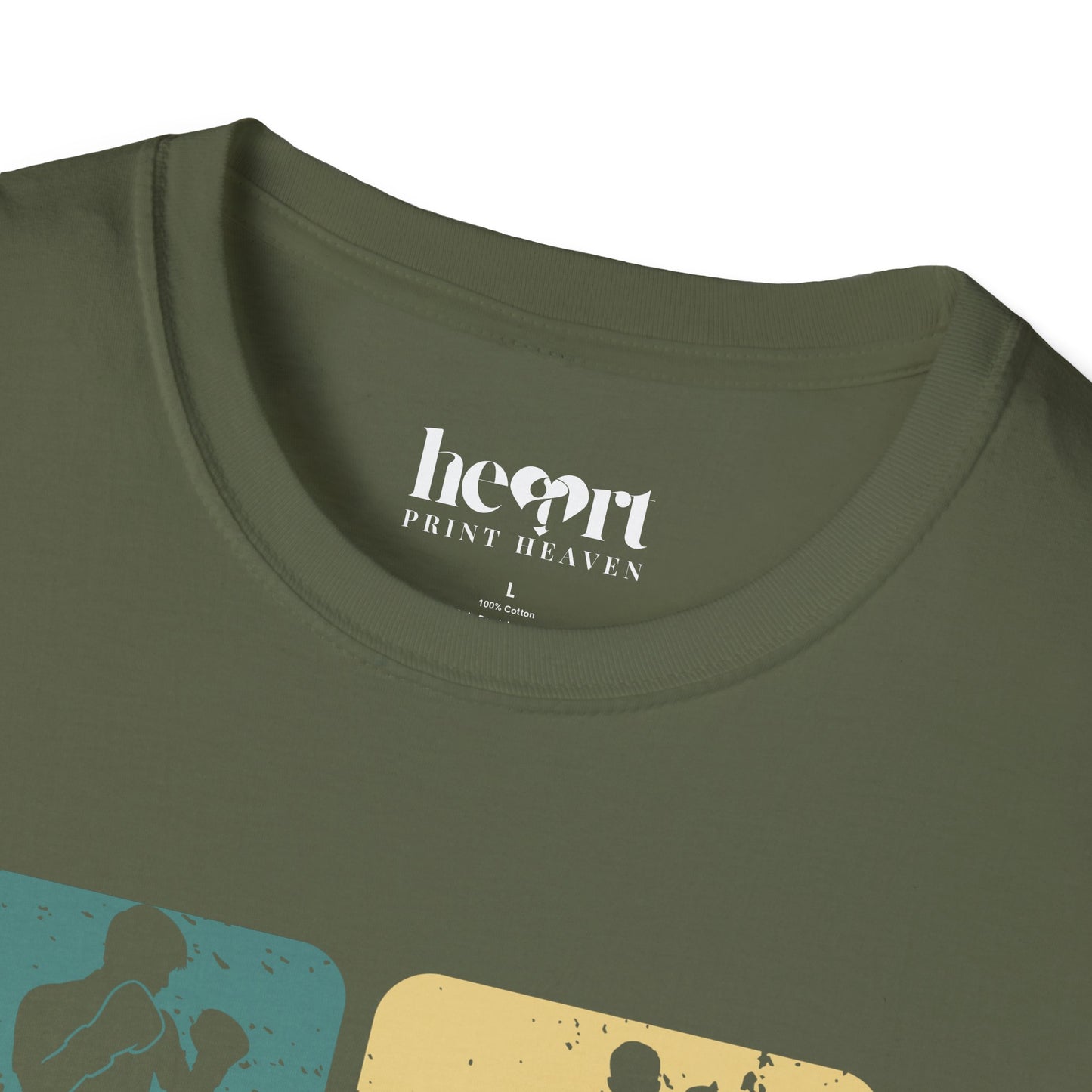Dynamic Boxing Collage T-Shirt – Unique Graphic Tee for Boxing Enthusiasts 🥊