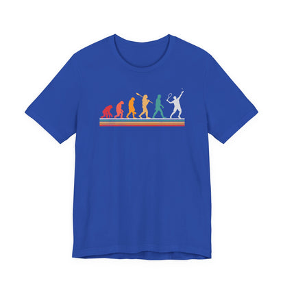 Evolution -Playing-Tennis-T-Shirt