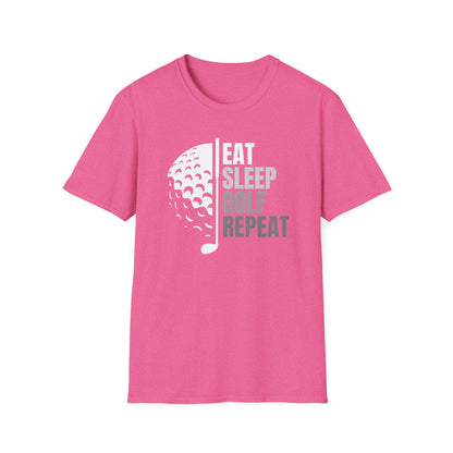 Eat Sleep Golf Repeat Tee – Classic Golf Lifestyle Sports T-Shirt