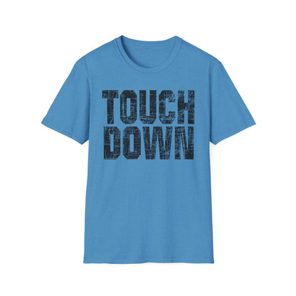 Touch Down Glitter Football T-Shirt – Fun Game Day Tee for Sports Fans