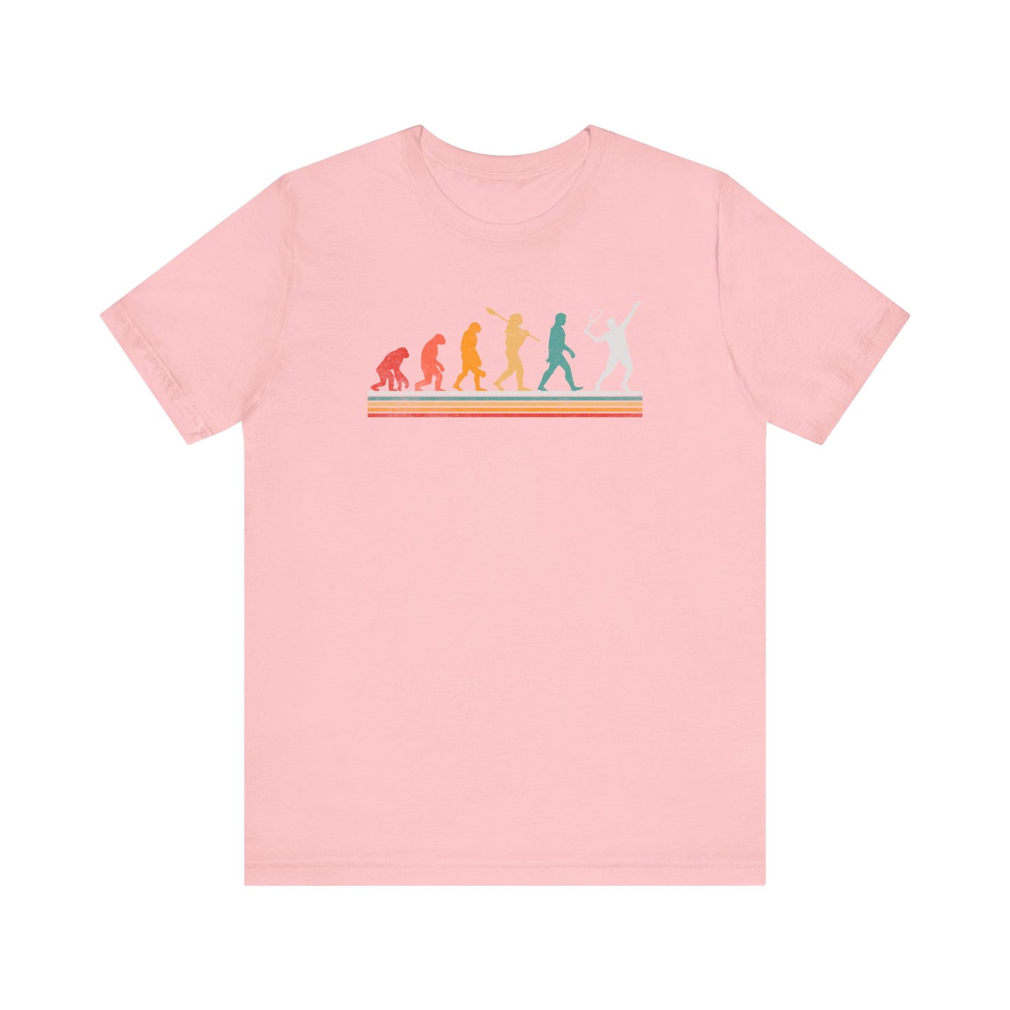Evolution -Playing-Tennis-T-Shirt