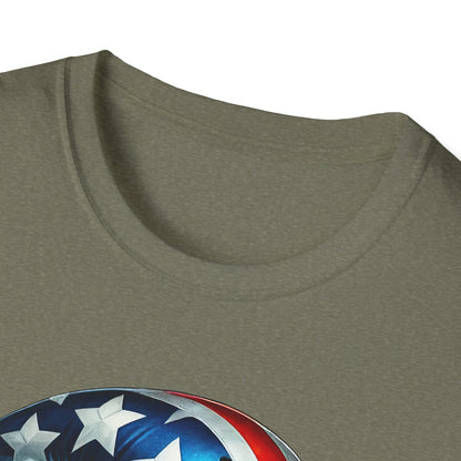 American Flag Gnome Football T‑Shirt – Unisex Fit