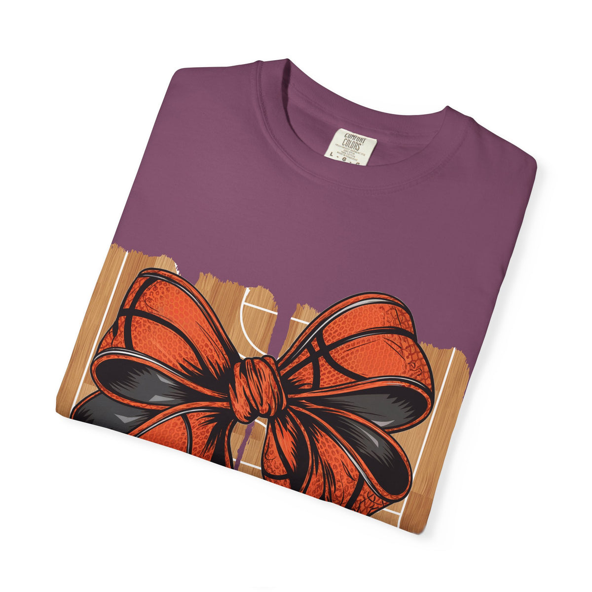 Basketball Bow T-Shirt 🏀 | Team Mom Game Day Tee