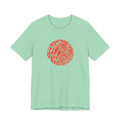 Kld-Basketball-Life Lettering Basketball T-shirt