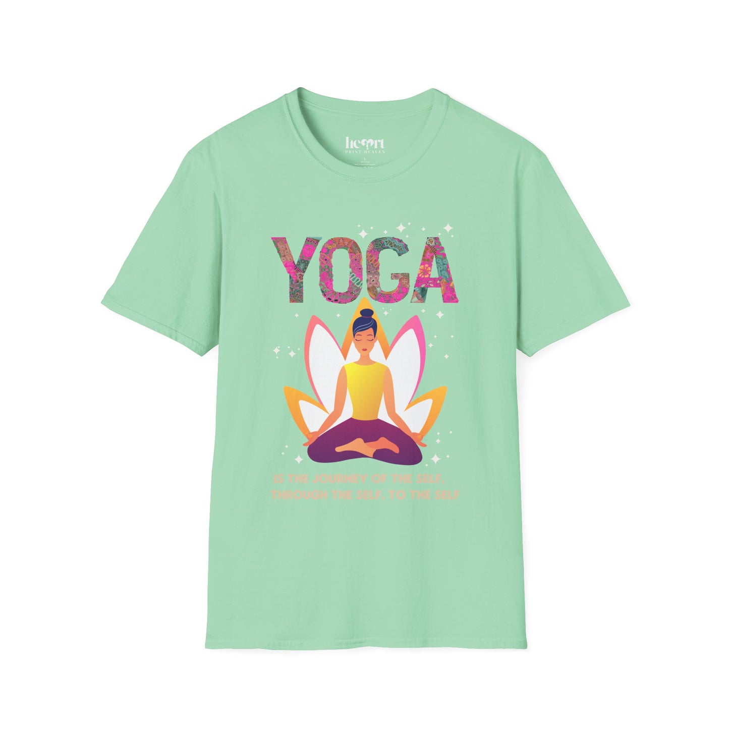 Yoga Is The Journey T-Shirt – Inspirational Yoga & Mindfulness Tee
