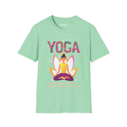 Yoga Is The Journey T-Shirt – Inspirational Yoga & Mindfulness Tee