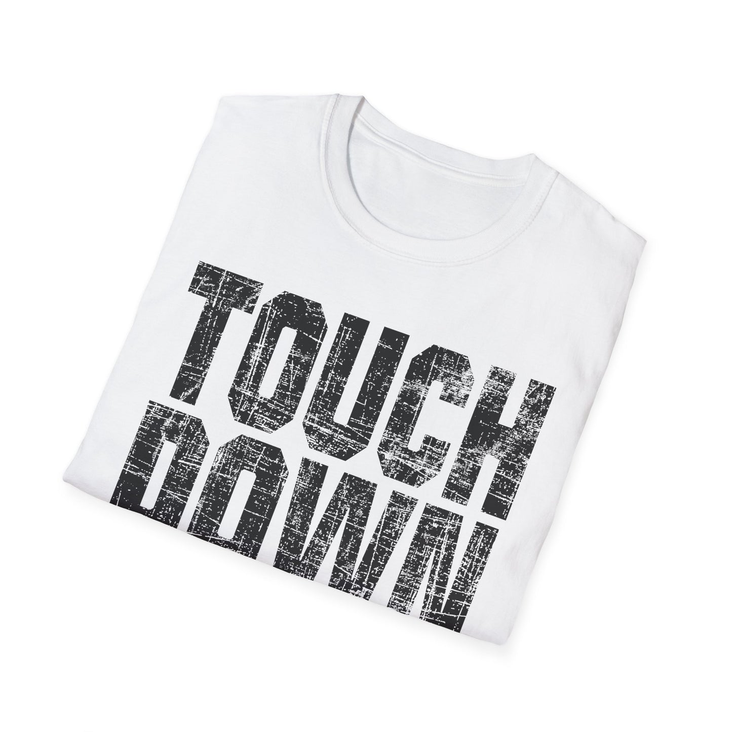 Touch Down Glitter Football T-Shirt – Fun Game Day Tee for Sports Fans