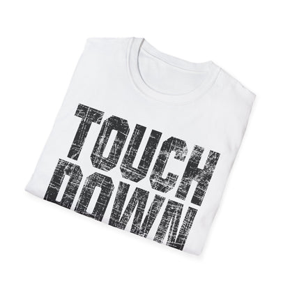 Touch Down Glitter Football T-Shirt – Fun Game Day Tee for Sports Fans