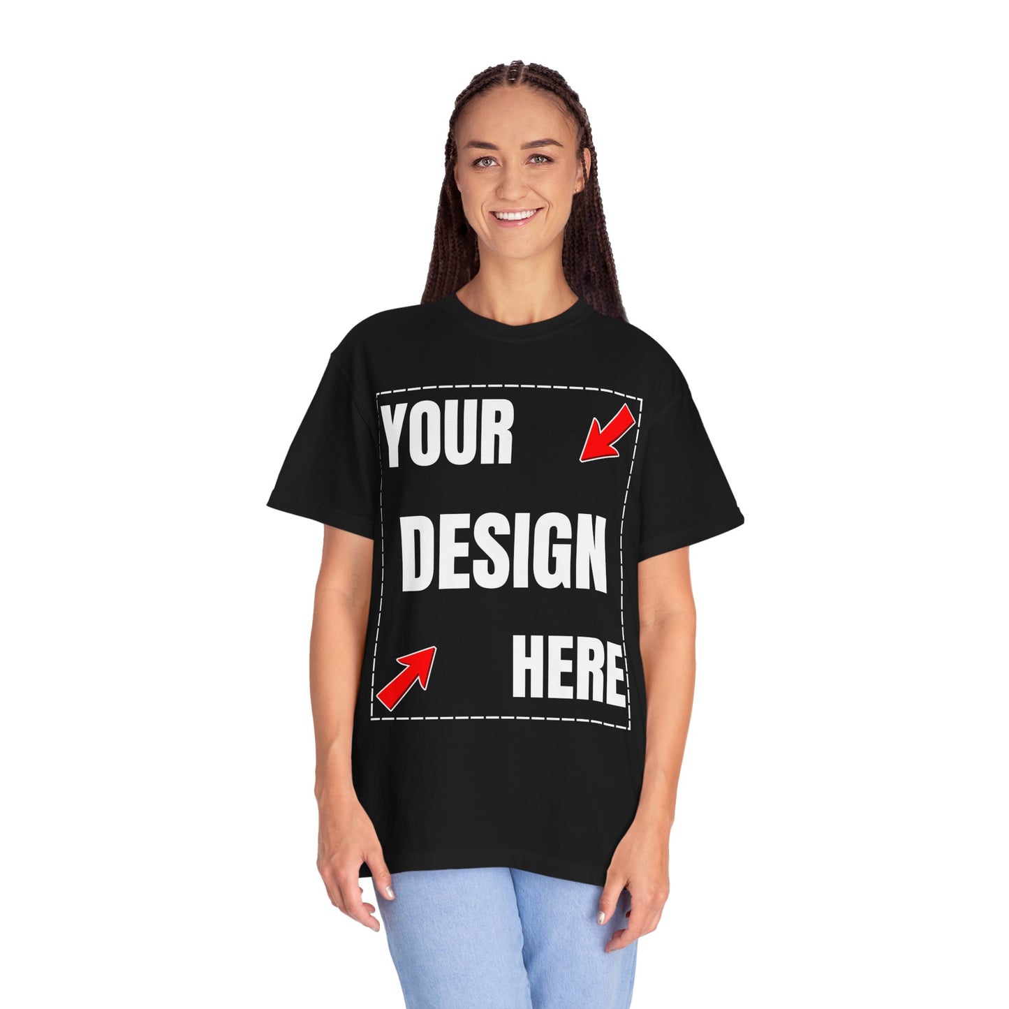 T-Shirt — Minimal Red Arrow Graphic Tee