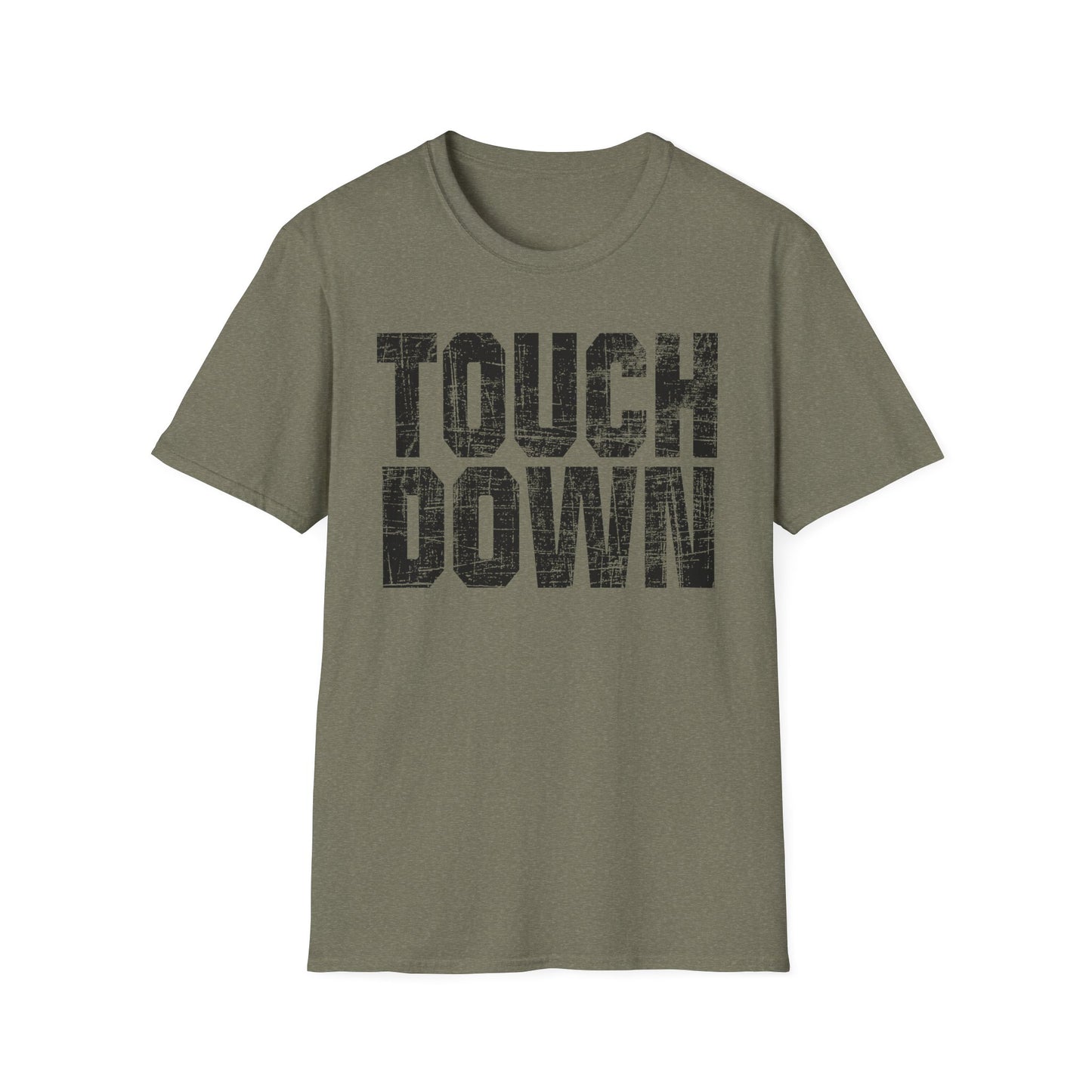 Touch Down Glitter Football T-Shirt – Fun Game Day Tee for Sports Fans