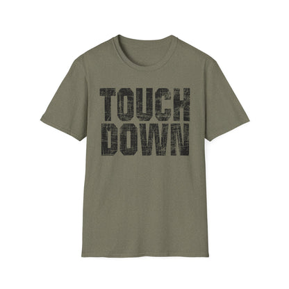Touch Down Glitter Football T-Shirt – Fun Game Day Tee for Sports Fans