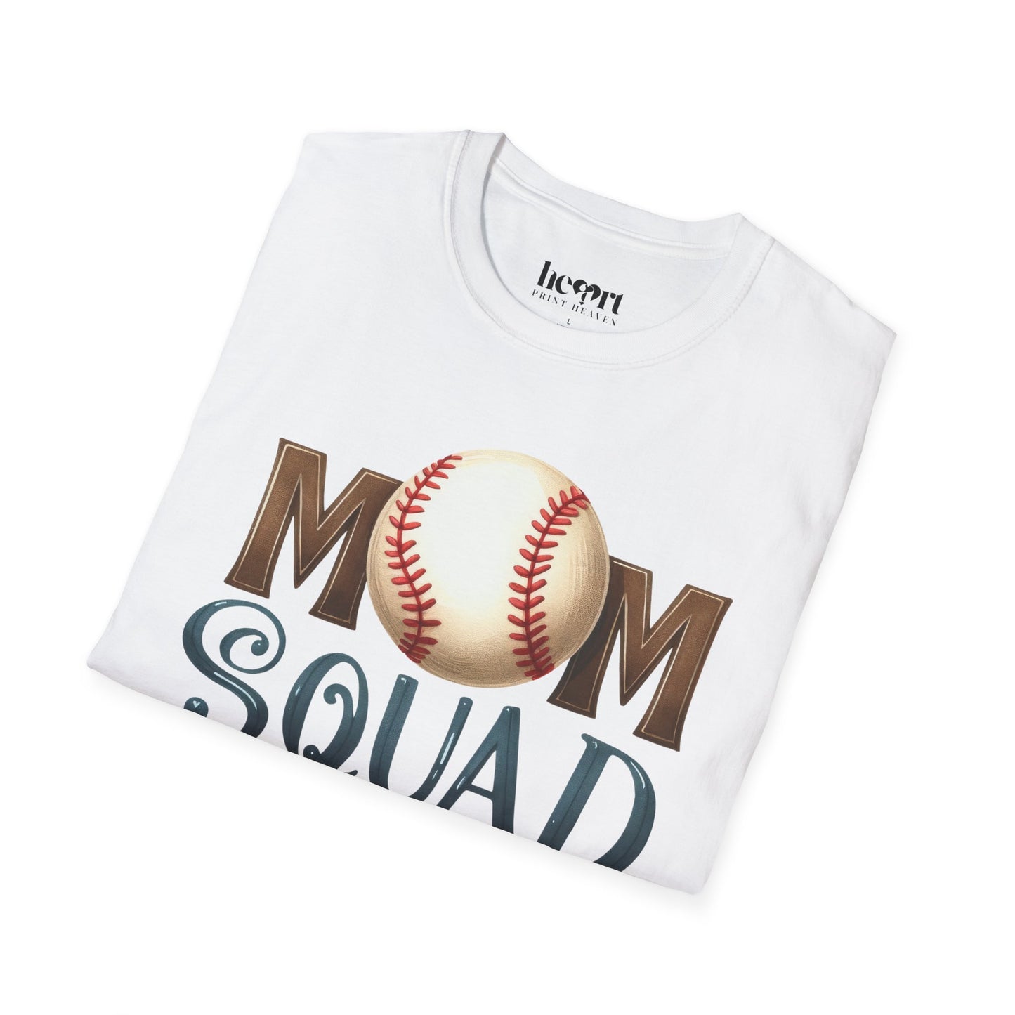 Mom Squad Baseball T-Shirt ⚾🌸 – Game Day Tee for Proud Baseball Moms