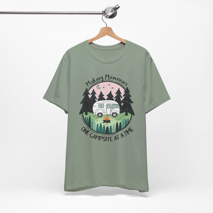 Making Memories One Campsite at a Time – Retro RV Camping Shirt