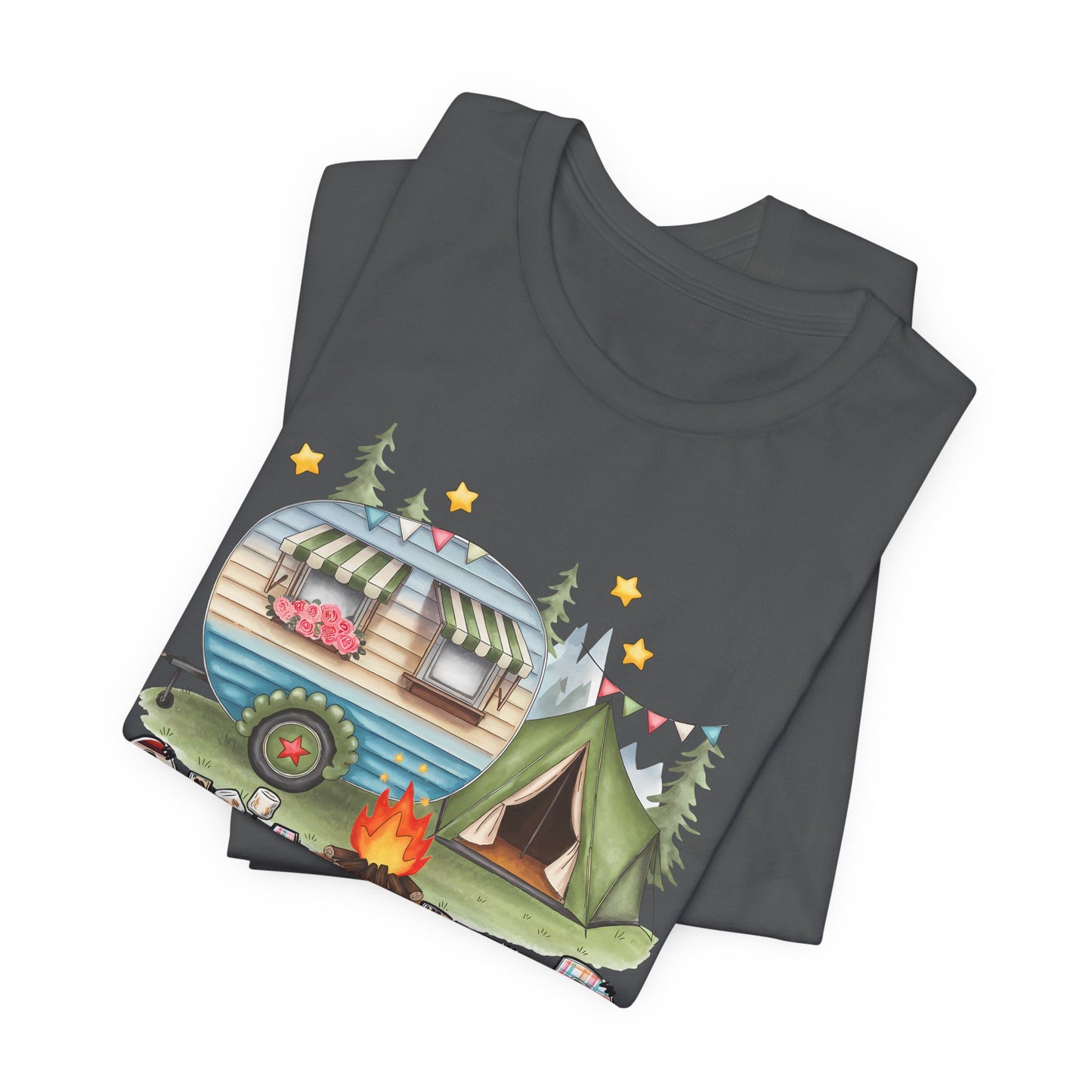 Glamper Way too Boujee for Tents T-shirt