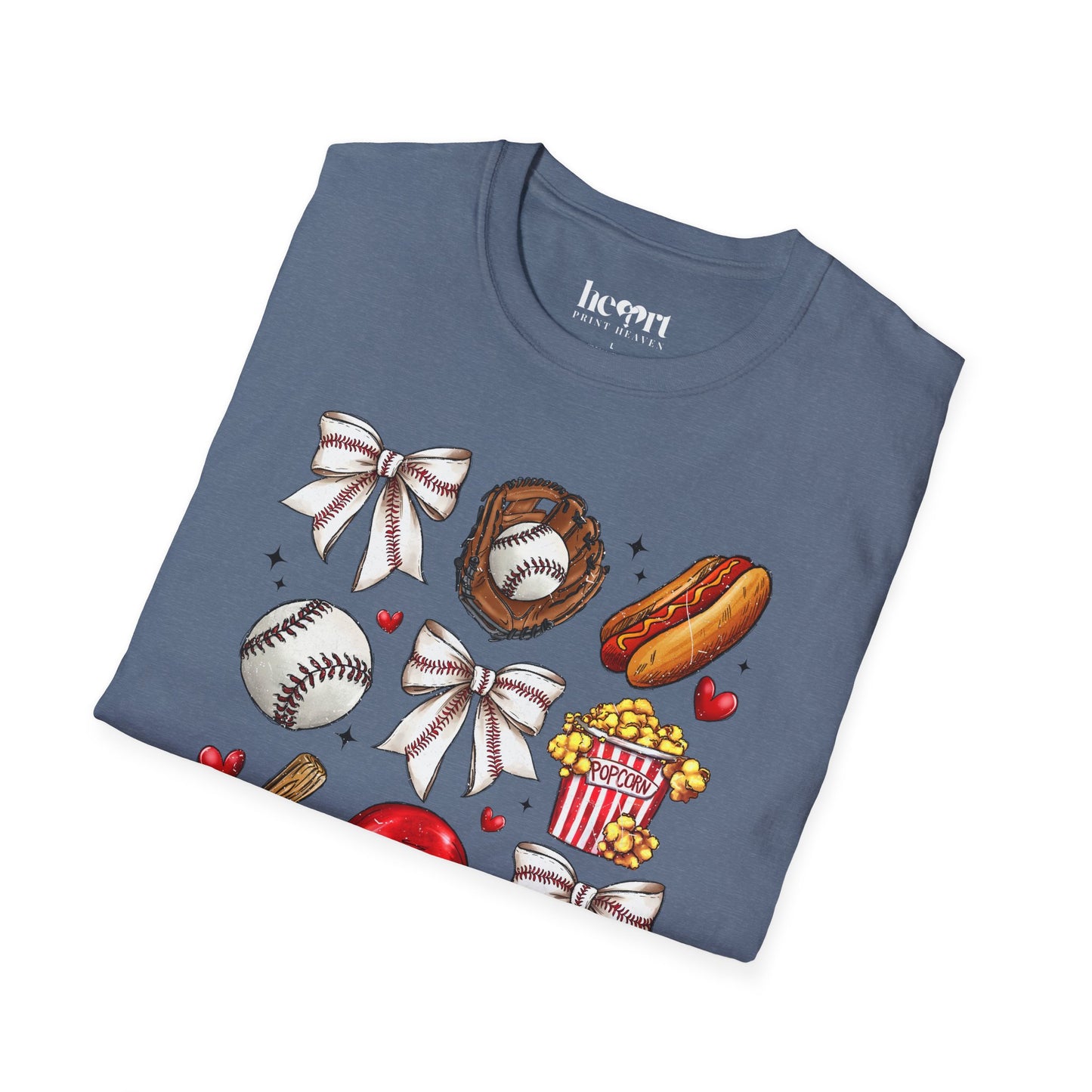 Glitter Baseball Sports T-Shirt – Sparkly Baseball Tee for Fans & Players