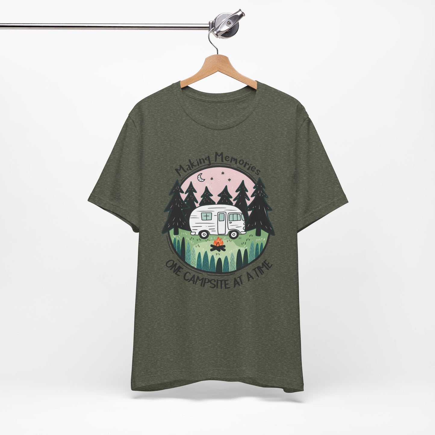 Making Memories One Campsite at a Time – Retro RV Camping Shirt