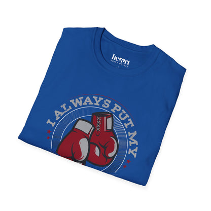 I Always Put My Boxing First T-Shirt – Perfect for Dedicated Boxing Enthusiasts 🥊