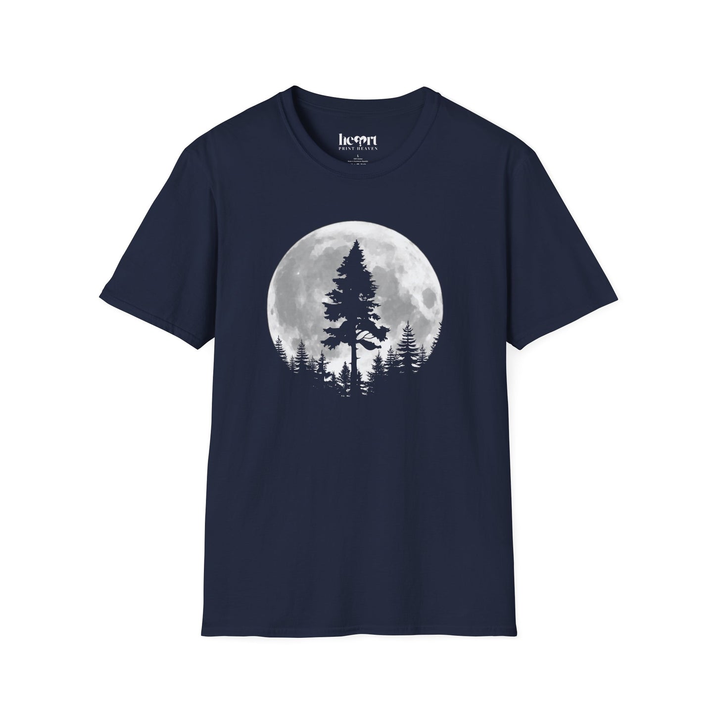 Moon And Pine Tree