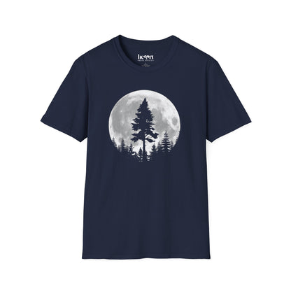 Moon And Pine Tree