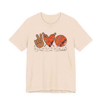 Peace, Love, Basketball T-shirt