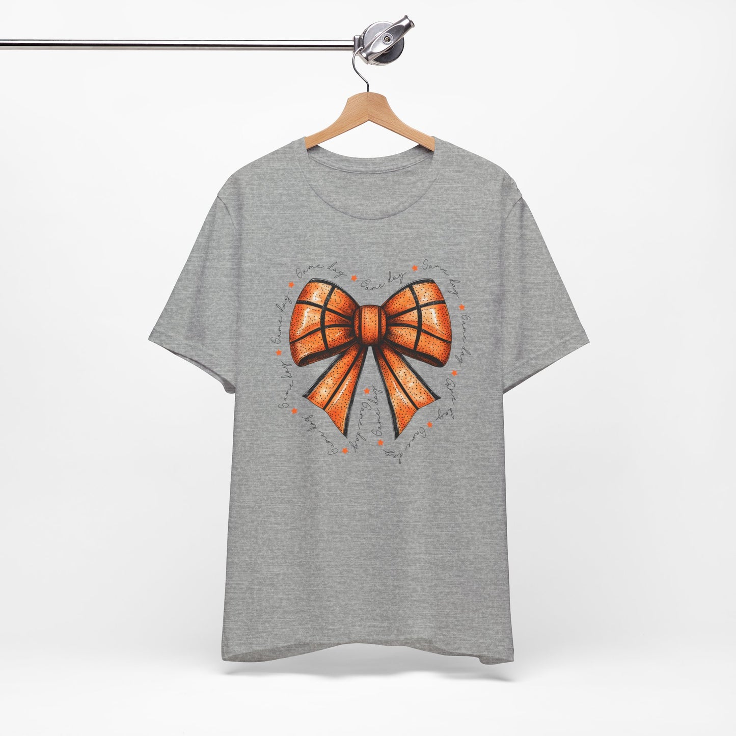 Game Day Bow Basketball T-shirt