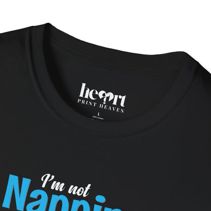 I'm Not Napping, I'm Meditating – Funny Mindfulness T-Shirt 🧘‍♂️✨