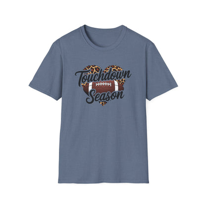 Touchdown Season Football Tee – Sparkle Design for Game Day Fans
