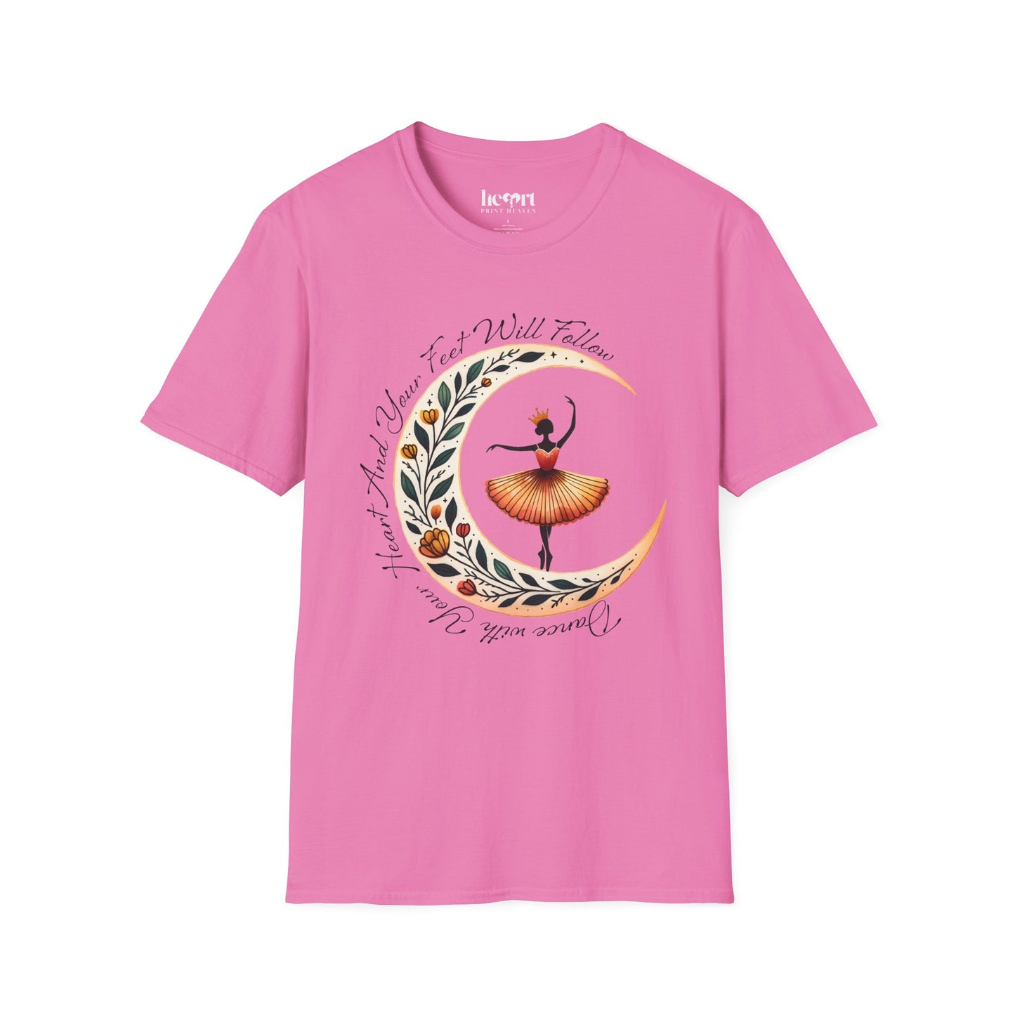 Inspirational 'Dance with Your Heart' T-Shirt – Motivational Dance Apparel for Enthusiasts 💃
