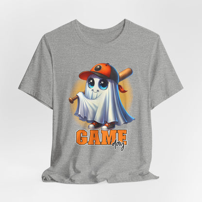 Game Day Cute Baby Ghost Baseball T-shirt