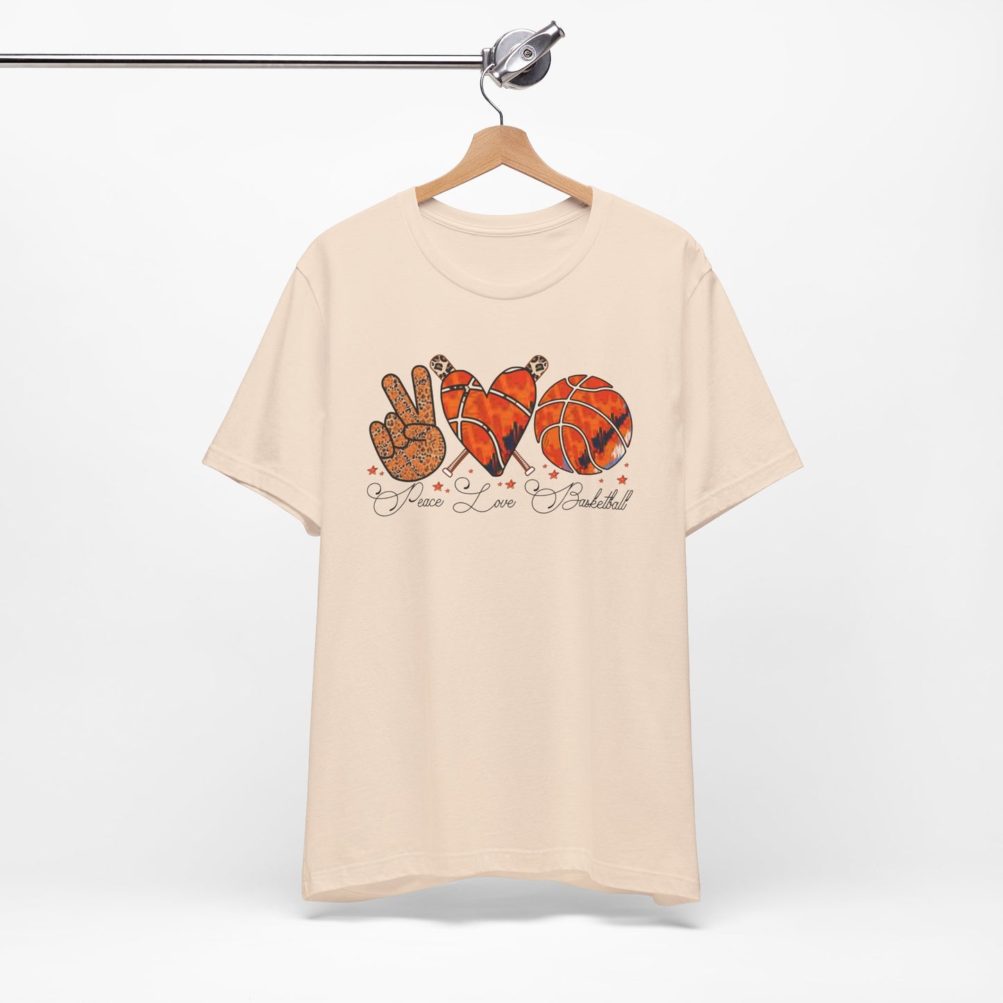 Peace, Love, Basketball T-shirt
