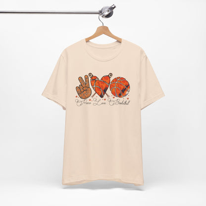 Peace, Love, Basketball T-shirt