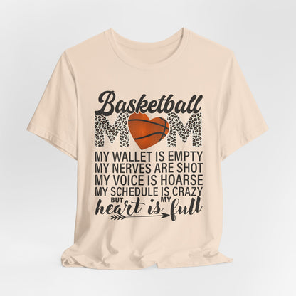 Basketball Mom My Wallet Is Empty T-shirt