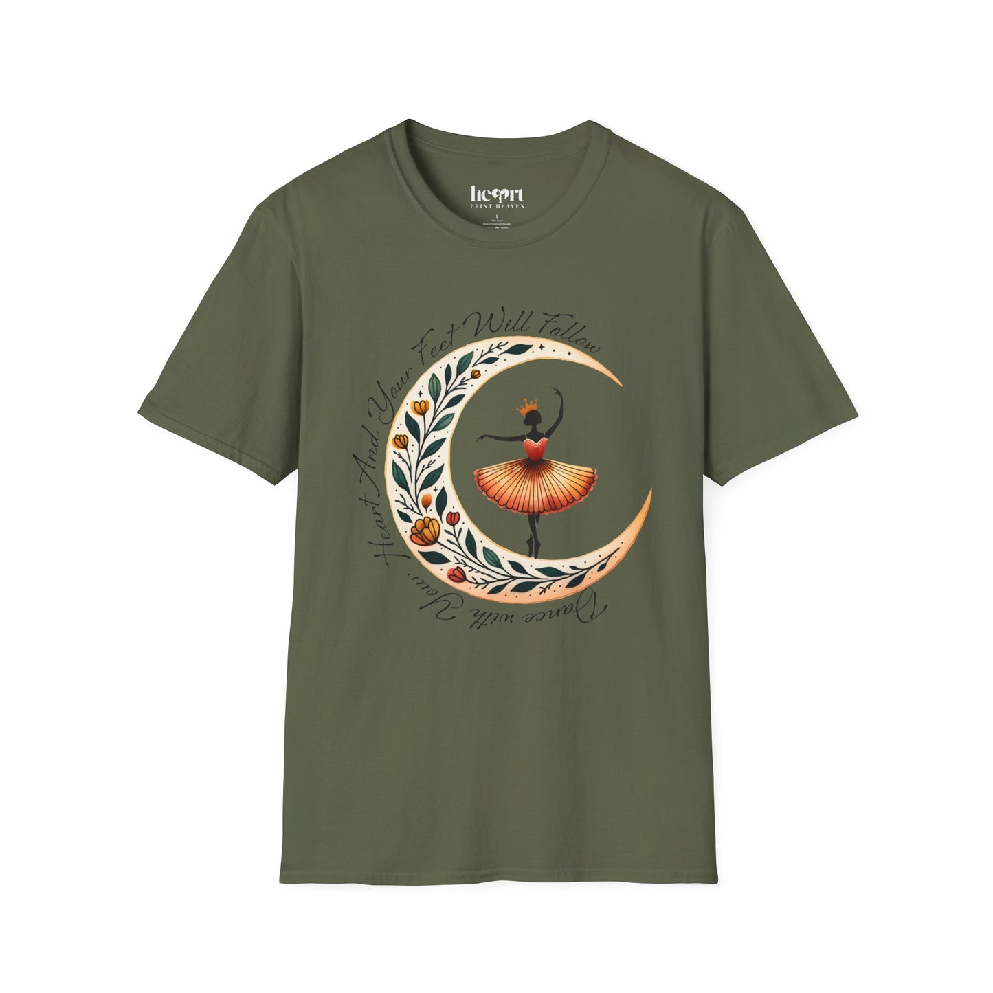 Inspirational 'Dance with Your Heart' T-Shirt – Motivational Dance Apparel for Enthusiasts 💃