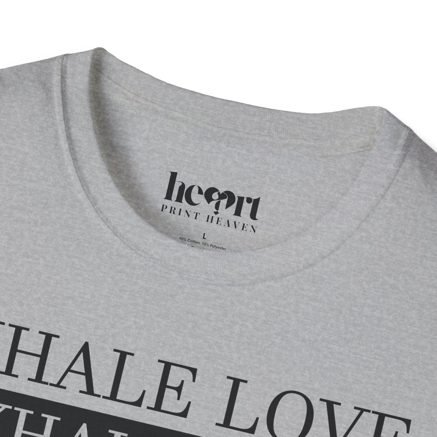 Inhale Love Exhale Hate Your Body Can Do It – Motivational Yoga T-Shirt 🧘‍♀️✨