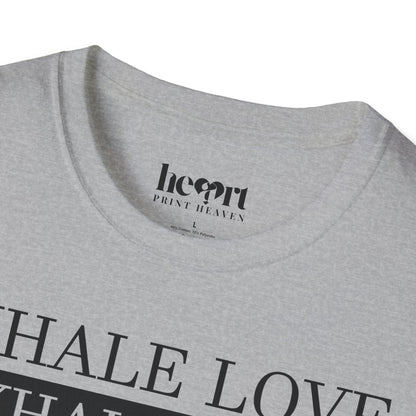 Inhale Love Exhale Hate Your Body Can Do It – Motivational Yoga T-Shirt 🧘‍♀️✨