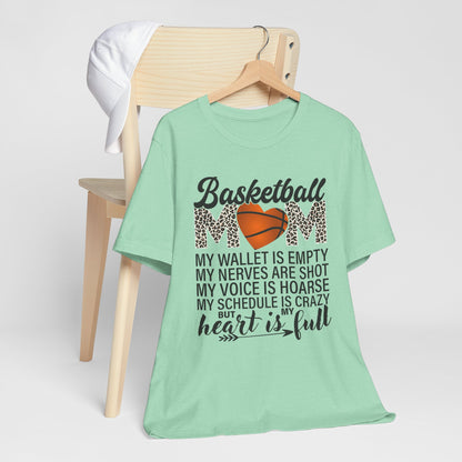 Basketball Mom My Wallet Is Empty T-shirt