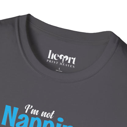 I'm Not Napping, I'm Meditating – Funny Mindfulness T-Shirt 🧘‍♂️✨