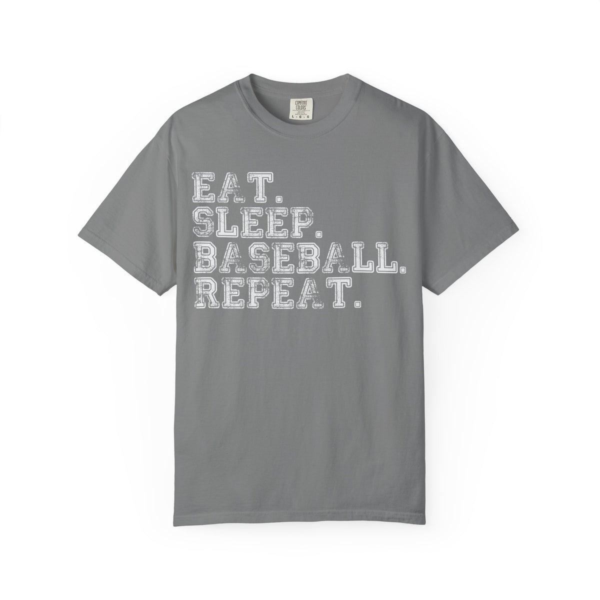 Eat Sleep Baseball Repeat T-Shirt ⚾ | Distressed Baseball Lover Graphic Tee
