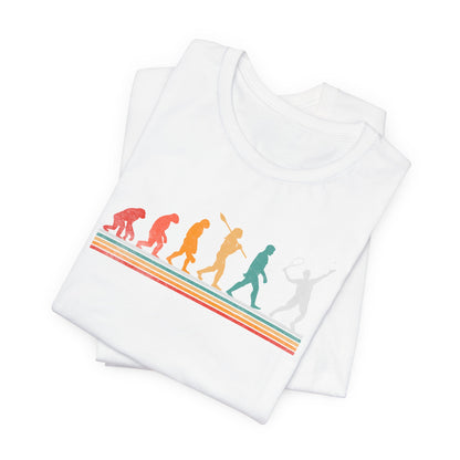 Evolution -Playing-Tennis-T-Shirt