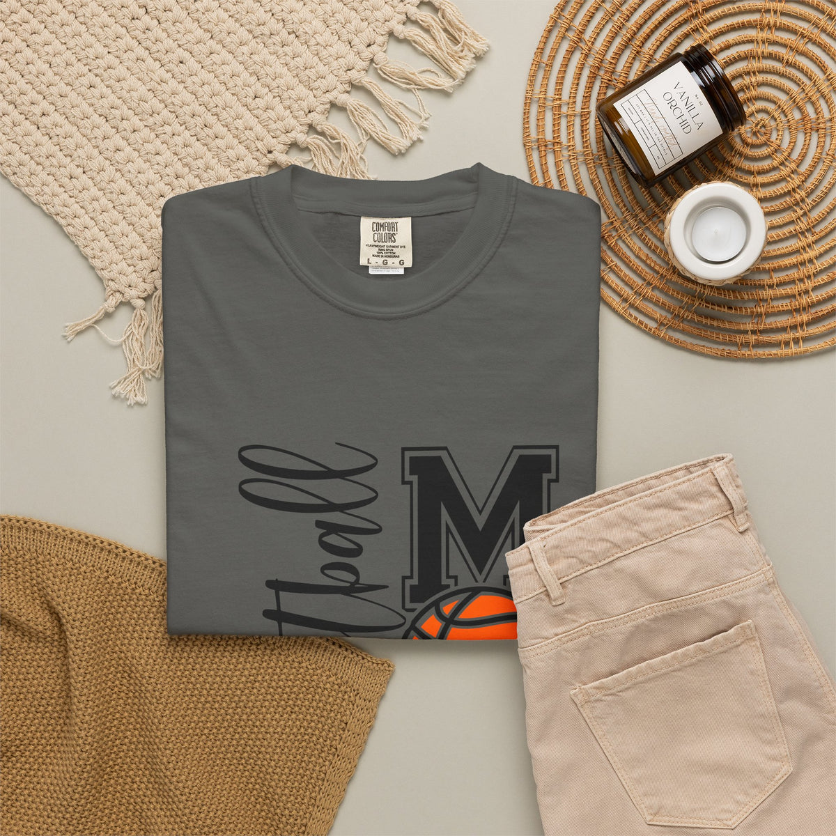 Basketball Mom T-Shirt 🏀 | Cute Courtside Basketball Mom Tee