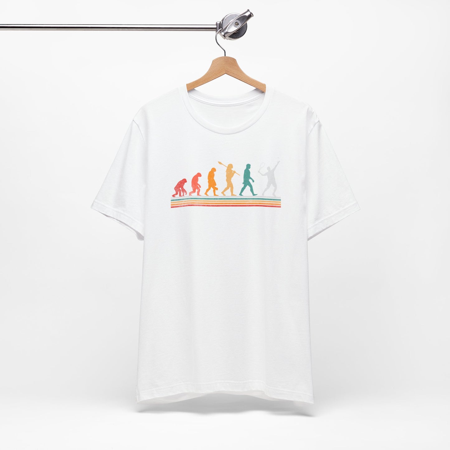 Evolution -Playing-Tennis-T-Shirt